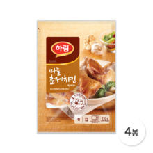 (신선) 냉장 마늘훈제 반마리 치킨 210g 4봉