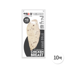 하림이닭 저염 닭가슴살 블랙페퍼 100g 10팩